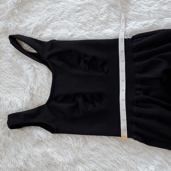 Free People Good Karma Flared Onesie Solid Black - Picture 6 of 13